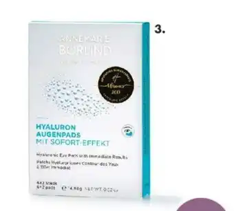 Galeria Annemarie Börlind Hyaluron Augenpads Angebot