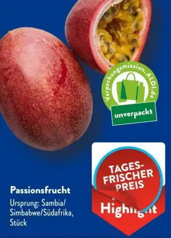 Aldi Süd Passionsfrucht Angebot