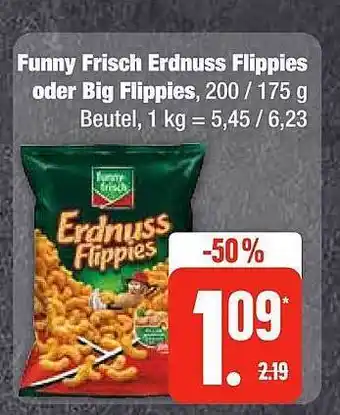 Edeka Frischemarkt Funny-frisch erdnuss flippies oder big flippies Angebot