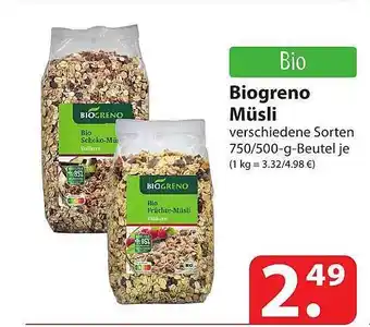 Famila Nord Ost Biogreno müsli Angebot