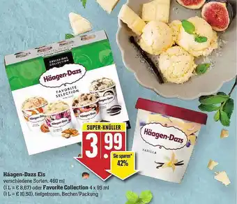 Scheck-in-Center Häagen-dazs eis oder favorite collection Angebot