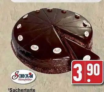 Scheck-in-Center Sachertorte Angebot