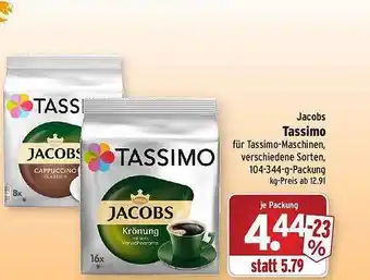 Wasgau Jacobs tassimo Angebot