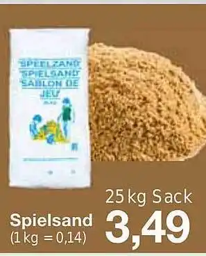 Jawoll Spielsand Angebot