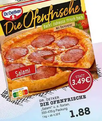 Edeka Zurheide Dr oetker die ofenfrische Angebot