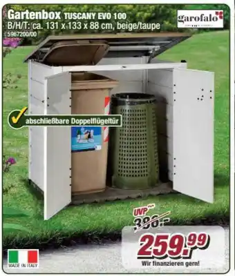 Poco Gartenbox tuscany evo 100 garofalo Angebot