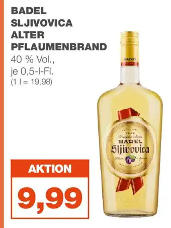 mein real Badel Slijvovica Alter Pflaumenbrand 500ml Angebot