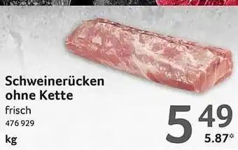 Selgros Schweinerücken ohne kette Angebot