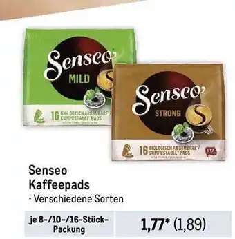 METRO Senseo kaffeepads Angebot