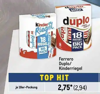 METRO Ferrero duplo-kinderriegel Angebot