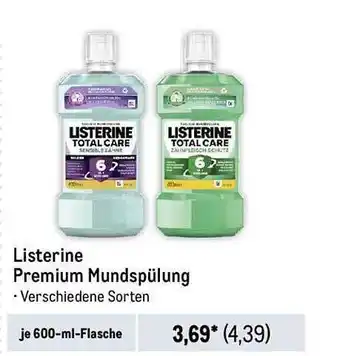 METRO Listerine premium mundspülung Angebot