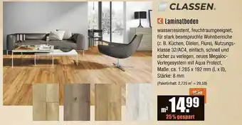 V Baumarkt Laminatboden Angebot