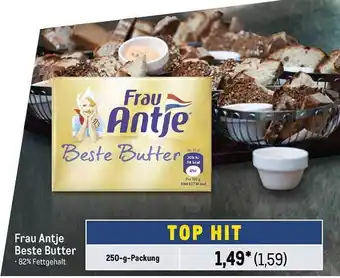 METRO Frau antje beste butter Angebot