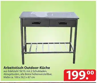 Famila Nord Ost Arbeitstisch outdoor-küche Angebot