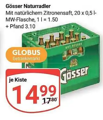 Globus Gösser naturradler Angebot