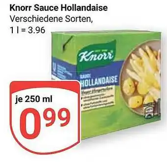 Globus Knorr sauce hollandaise Angebot