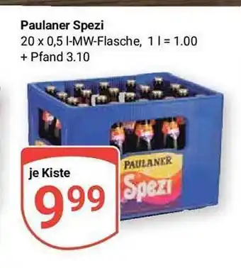 Globus Paulaner spezi Angebot