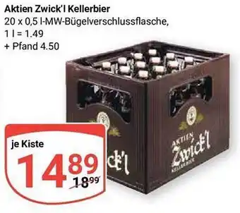 Globus Aktien zwick'l kellerbier Angebot