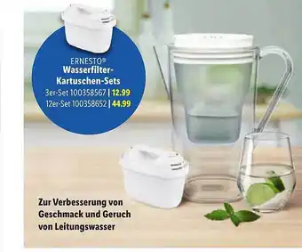 Lidl Ernesto wasserfilter-kartuschen-sets Angebot