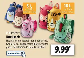 Lidl Topmove rucksack Angebot