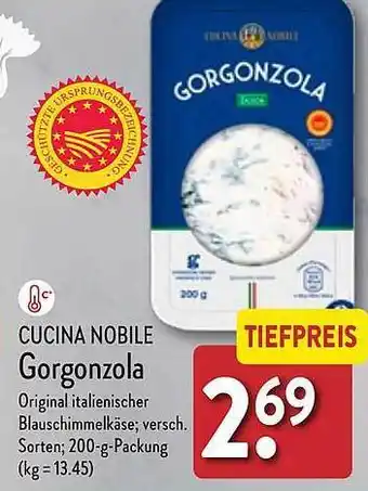 Aldi Nord Cucina nobile gorgonzola Angebot