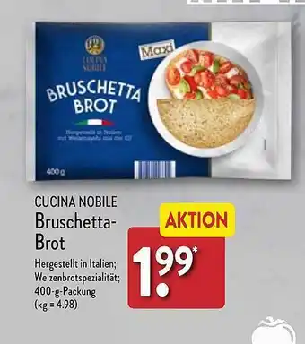 Aldi Nord Cucina nobile bruschetta-brot Angebot