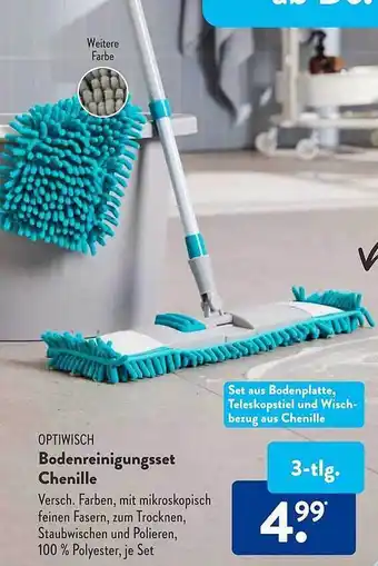 Aldi Süd Optiwisch bodenreinigungsset chenille Angebot