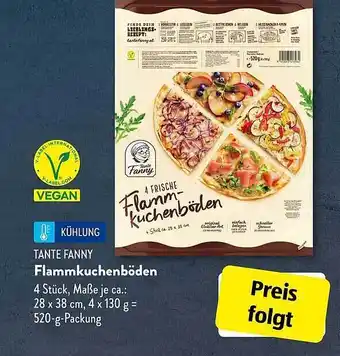 Aldi Süd Tante fanny flammkuchenböden Angebot