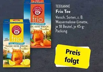 Aldi Süd Teekanne frio tee Angebot