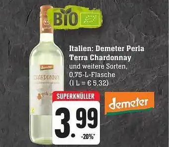 Scheck-in-Center Demeter perla terra chardonnay Angebot