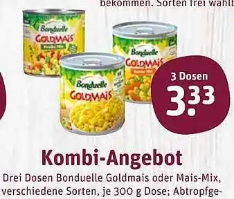 tegut Bonduelle goldmais oder mais-mix Angebot