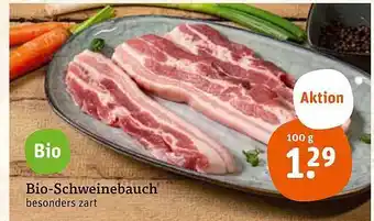 tegut Bio-schweinebauch Angebot