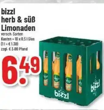 trinkgut Bizzl herb & süß limonaden Angebot