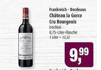 Markant Frankreich-bordeaux chateau la gorce cru bourgeois Angebot