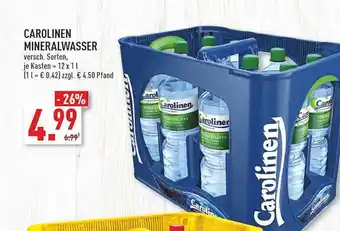 Marktkauf Carolinen mineralwasser Angebot