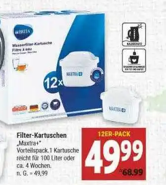 Marktkauf Brita filter-kartuschen „maxtra+“ Angebot