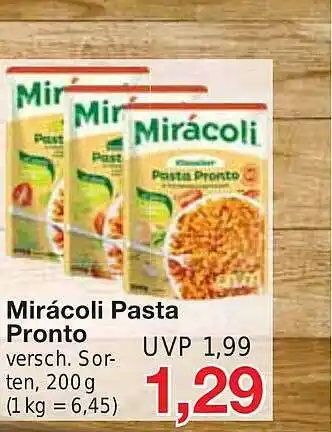 Jawoll Mirácoli pasta pronto Angebot