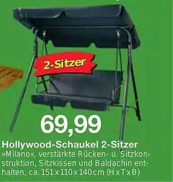 Jawoll Hollywood-schaukel 2-sitzer Angebot