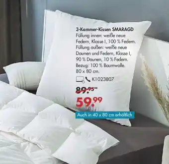 Galeria 3 Kammer Kissen Smaragd Angebot