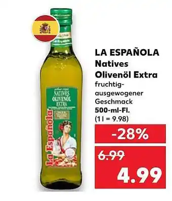 Kaufland La española natives olivenöl extra Angebot