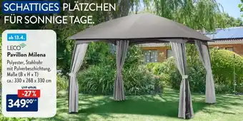 Aldi Süd Leco Pavillon Milena Angebot