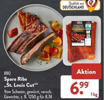 Aldi Süd BBQ Spare Ribs St. Louis Cut Angebot