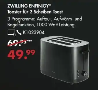 Galeria Zwilling Enfinigy Toaster für Scheiben Toast Angebot