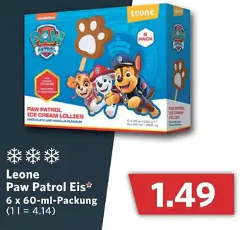 Combi Leone Paw Patrol Eis 6x60ml Angebot