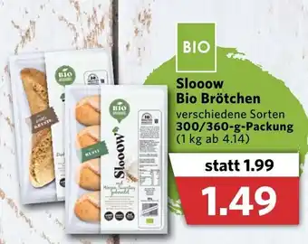 Combi Slooow Bio Brötchen 300/360g Angebot