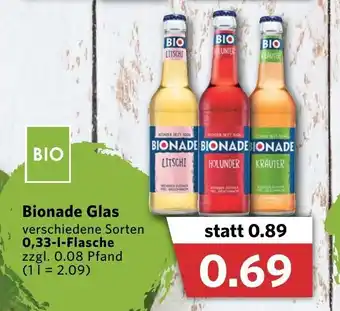 Combi Bionade Glas 0,33L Angebot