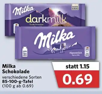 Combi Milka Schokolade 85-100g Tafel Angebot