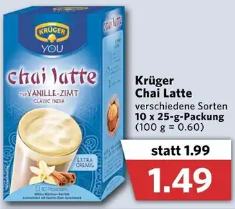 Combi Krüger Chai Latte 10x25g Angebot