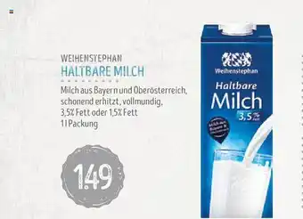 Edeka Struve Weihenstephan haltbare milch Angebot