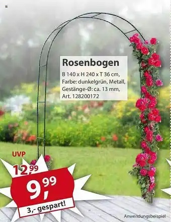 Sonderpreis Baumarkt Rosenbogen Angebot